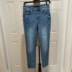 Risen Blue Skinny Jeans Sz 27